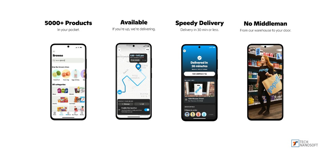 GoPuff On-Demand Alcohol Delivery App Development Cost